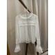Cat Romance Cellophane Candy Wrapper Dotted Tulle Short and Long Sleeve Blouse(2nd Reservation/5 Colours/Full Payment Without Shipping)